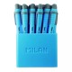 Pixuri Milan Sway Fine, Varf 0.7 mm, 40 Buc/Set, Scriere Albastra, Corp Plastic Albastru, Pixuri Milan Albastre, Pixuri Scolare, Instrumente de Scris, Pixuri Retractabile cu Mina Albastra, Rechizite, Pixuri cu Mecanism Retractabil, Set Pixuri MILAN