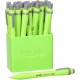 Pixuri Milan Sway Fine, Varf 0.7 mm, 19 Buc/Set, Scriere Verde, Corp Plastic Verde, Pixuri Milan Verzi, Pixuri Scolare, Instrumente de Scris, Pixuri Retractabile cu Mina Verde, Rechizite, Pixuri cu Mecanism Retractabil, Set Pixuri MILAN