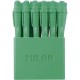 Pixuri Milan Sway, Varf 0.7 mm, 19 Buc/Set, Scriere Verde, Corp Plastic Verde, Pixuri Milan Verzi, Pixuri Scolare, Instrumente de Scris, Pixuri Retractabile cu Mina Verde, Rechizite, Pixuri cu Mecanism Retractabil, Set Pixuri MILAN