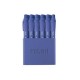 Pixuri Milan Sway, Varf 0.7 mm, 40 Buc/Set, Scriere Albastra, Corp Plastic Albastru, Pixuri Milan Retractabile, Pixuri Scolare, Instrumente de Scris, Pixuri cu Mina Albastra, Rechizite, Pixuri cu Mecanism si Pasta Albastra, Set Pixuri Albastre