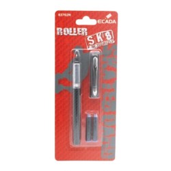 Pix Roller ECADA SK8, Corp din Plastic Negru, Rollere, Pixuri Scolare, Instrumente de Scris, Pixuri Roller din Plastic, Rechizite, Pixuri Roller, Pixuri Roller Daco, Pixuri Scoala