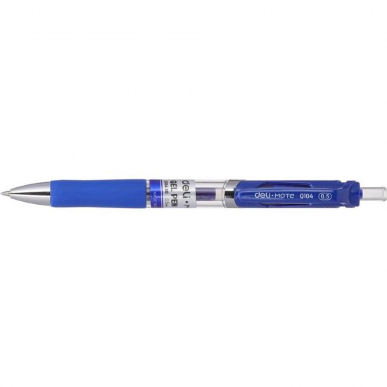 Pix Gel cu Mecanism Deli Mate, 0.5 mm, Albastru, Pix cu Gel Deli Mate, Pix cu Gel Mate, Pix Gel Mecanism Deli, Pix cu Gel Albastru, Pix cu Gel Scriere Albastra, Pix Scriere Albastra, Pix Albastru cu Gel, Pixuri cu Gel Albastru