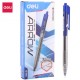 Cutie 12 Pixuri cu Gel DELI Arrow, Varf Retractabil, 0.7 mm, Albastru, Pix Albastru cu Gel, Pixuri Albastre, Pixuri cu Gel, Pixuri cu Varf Retractabil, Pix Albastru cu Varf Retractabil, Pix cu Gel si Varf Retractabil, Pixuri Albastre cu Varf Subtire 