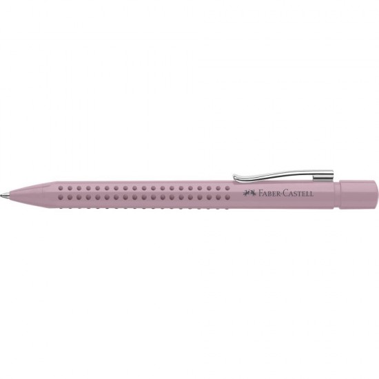 Pix Albastru cu Mecanism Faber-Castell Grip 2010, Varf M, Culoare Rose, Pix, Pixuri, Faber-Castell Grip 2010 Pixuri, Pixuri cu Mecanism, Pixuri cu Buton, Pix cu Mecanism, Pixuri Scoala, Pixuri Albastre Scoala, Faber-Castell Pixuri Grip 2010