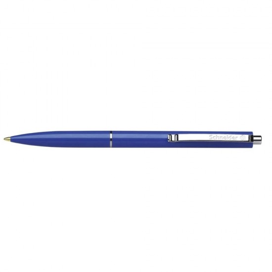 Pix SCHNEIDER K15, 0.5 mm, Albastru, Clips de Prindere, Corp Plastic Albastru, Pixuri Schneider K15, Pixuri Albastre cu Mecanism, Pixuri Albastre cu Buton, Pixuri Albastre Retractabile, Pixuri Albastre pentru Scoala, Pix Albastru, Instrumente de Scris