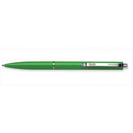 Pix SCHNEIDER K15, 0.5 mm, Albastru, Clips de Prindere, Corp Plastic Verde, Pixuri Schneider K15, Pixuri Albastre cu Mecanism, Pixuri Albastre cu Buton, Pixuri Albastre Retractabile, Pixuri Albastre pentru Scoala, Pix Albastru, Instrumente de Scris