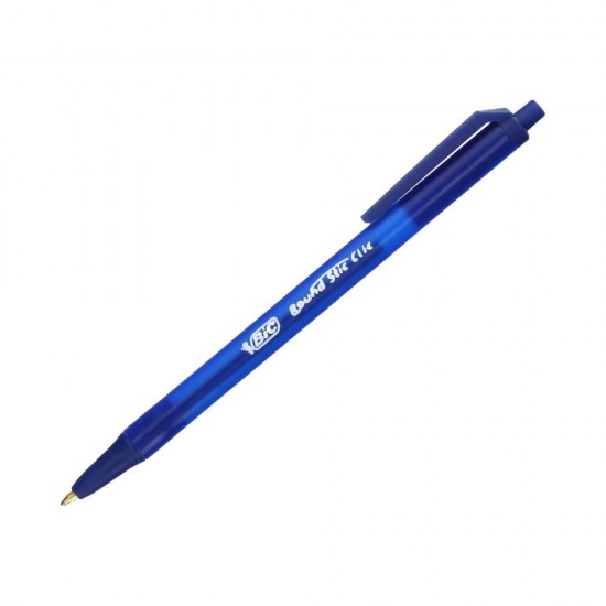Set 20 Pixuri BIC Round STIC Clic, Varf 1 mm, Albastre, Set Pixuri Colorate, Pixuri BIC STIC, Pixuri Retractabile pentru Scoala, Set Pixuri Albastre, Pixuri Albastre cu Mecanism, Pix Albastru cu Mecanism, Pix pentru Scoala, Pix Albastru cu Buton