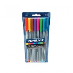 Pixuri PENSAN Triball, Varf 1 mm, 8 Buc/Set, Scriere Multicolora, Corp de Plastic, Pixuri Scolare, Pixuri pentru Scoala, Pixuri Colorate, Set Pixuri Colorate, Set de Pixuri, Pix Colorat, Rechizite Pixuri PENSAN Triball, Varf 1 mm, 8 Buc/Set, Scriere Multicolora, Corp de Plastic, Pixuri Scolare, Pixuri pentru Scoala, Pixuri Colorate, Set Pixuri Colorate, Set de Pixuri, Pix Colorat, Rechizite