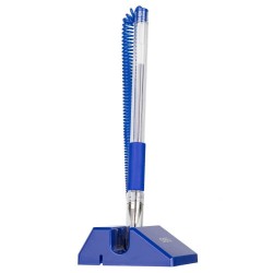 Pix cu Suport si Snur Deli, 0.5 mm, Albastru, Pix cu Suport Adeziv si Snur Albastru, Pix cu Suport Adeziv si Cablu Albastru, Pix cu Suport si Cablu Albastru, Pix Albastru cu Suport Adeziv si Snur, Pix Albastru cu Suport si Snur