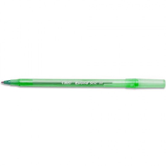 Pix BIC STIC, Varf 0.7 mm, Verde, Corp Plastic Transparent/Verde, Pixuri BIC STIC, Pixuri Scoala, Pixuri Colorate, Pixuri Verzi, Pix Verde, Pix pentru Scoala, Pix Colorat