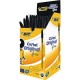 Set 50 Pixuri BIC Cristal Fine, 0.8 mm, Negre, Corp Plastic, Pixuri BIC Cristal Fine, Pixuri Scoala, Pixuri Colorate, Pixuri Negre, Pix Negru, Pix pentru Scoala, Pix Colorat, Set Pixuri Negre, Set Pixuri BIC, Set  Pixuri Colorate