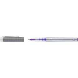 Roller Free Ink Faber-Castell, Varf 0.7 mm, Mina Violet, Roller cu Gel, Roller Gel, Roller Free Ink, Roller Faber-Castell, Rollere Faber-Castell, Roller Dessen, Rolller pentru Desen, Roller Grafica, Roller petnru Grafica