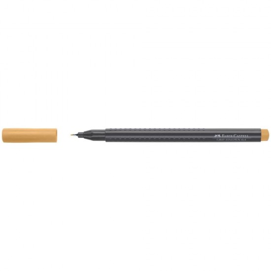 Pix Liner Faber-Castell Grip, Maro Ocru, Grosime Varf 0.4 mm, Pix Faber-Castell, Pixuri Faber-Castell, Pixuri Liner, Linere Faber-Castell, Pix Liner Subtire, Pix Fine Liner, Pixuri Fine Liner, Liner Varf 0.4 mm, Liner Subtire, Liner Maro, Liner Ocru
