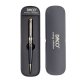 Set Pix Metalic si Etui Daco, Mina Tip Parker, 1 mm, Corp Negru/Auriu, Imprimeu Folcloric Decebal, Set Pix si Etui, Pix Scriere, Pix Scoala, Pix Elegant, Pixuri Scriere, Pixuri Scoala, Pix Elevi, Set Pix Etui, Pix cu Etui, Pixuri Elevi