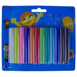 Plastilina Colorata pentru Copii, 12 Culori/Set - Materiale Modelare