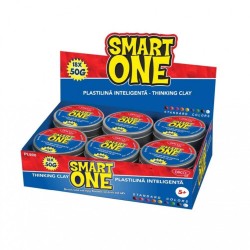 Plastilina DACO Smart One, 18 Buc/Set, Diverse Culori, Plastilina Inteligenta, Plastilina Colorata, Plastilina pentru Copii, Plastilina pentru Modelat, Plastilina Modelatoare, Plastiline pentru Gradinita, Set Plastilina