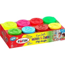 Plastilina Usoara Fatih, 400 g, 8 Culori 4 Neon si 4 Clasice, cu Recipiente, Plastilina in Borcanele, Plastilina in Borcan, Plastilina pentru Copii, Plastilina Modelatoare, Plastiline pentru Gradinita si Scoala, Set Plastilina Plastilina Usoara Fatih, 400 g, 8 Culori 4 Neon si 4 Clasice, cu Recipiente, Plastilina in Borcanele, Plastilina in Borcan, Plastilina pentru Copii, Plastilina Modelatoare, Plastiline pentru Gradinita si Scoala, Set Plastilina