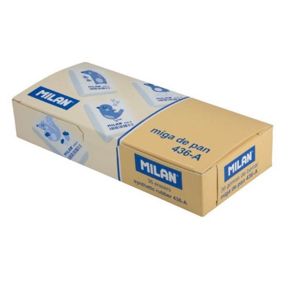 Set 36 Radiere MILAN 436A, Cauciuc Sintetic, 6 Modele Diferite, Radiere cu Modele, Radiere din Cauciuc, Radiere si Gume de Sters, Guma de Sters Creion, Set Radiere, Guma de Sters, Gume de Sters, Radiere Copii, Radiere MILAN, Rechizite Scolare