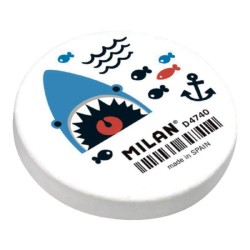 Radiera MILAN Shark Attack, Cauciuc Sintetic, Multicolor, Radiera cu Modele, Radiere din Cauciuc, Radiere si Gume de Sters, Guma de Sters Creion, Guma de Sters, Gume de Sters, Radiere Copii, Radiere MILAN, Radiera MILAN, Rechizite Scolare