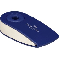 Radiera pentru Creion Faber – Castell Sleeve Mini, Albastru,  Accesorii Scoala, Rechizite Scolare, Rechizite Scolare Faber – Castell, Radiera Ieftina,  Radiera pentru Creion Scoala, Radiera Albastra, Guma de Sters pentru Creion