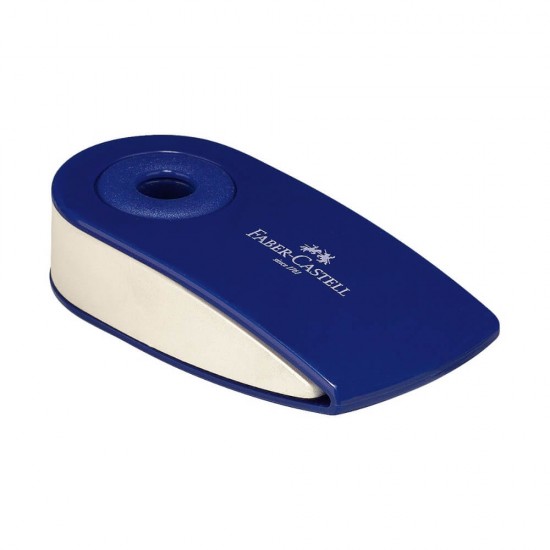 Radiera pentru Creion Faber – Castell Sleeve, Albastru,  Accesorii Scoala, Rechizite Scolare, Rechizite Scolare Faber – Castell, Radiera Ieftina,  Radiera pentru Creion Scoala, Radiera Colorata, Guma de Sters pentru Creion, Guma de Sters Faber Castell