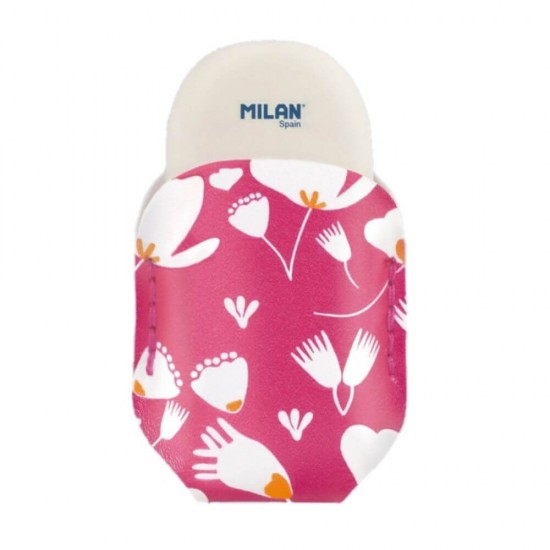 Radiera MILAN April, Cauciuc Sintetic, Carcasa Multicolora, Radiere, Guma de Sters, Gume de Sters, Radiera Creion, Radiere Creion, Radiera Cauciuc, Radiera Simpla, Instrumente de Sters, Rechizite
