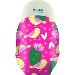 Radiera MILAN Cactus, Cauciuc Sintetic, Carcasa Multicolora, Radiere, Guma de Sters, Gume de Sters, Radiera Creion, Radiere Creion, Radiera Cauciuc, Radiera Simpla, Instrumente de Sters, Rechizite