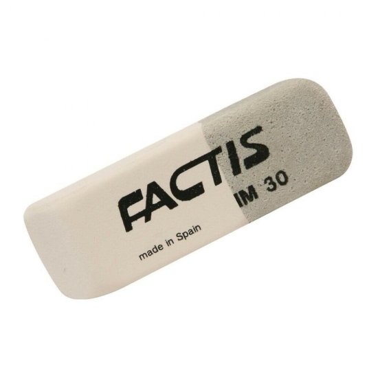 Radiera din Cauciuc Natural Factis IM30, pentru Creion si Cerneala, Radiera Creion, Radiera Creioane, Guma de Sters, Gume de Sters, Radiera Stilou, Radiera Cerneala, Guma pentru Sters, Gume pentru Sters, Radiera de Sters, Radiere pentru Sters