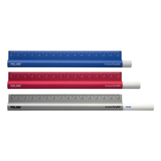 Liniar Metalic cu Radiera Milan, 15 cm, Diverse Culori, Liniar Matematica, Liniar 15 cm, Liniare Milan, Liniar Milan, Rigla Milan, Rigla Metalica, Rigla Matematica, Rigla 15 cm, Linie 15 cm, Liniare Metalice, Linii Metalice, Rigle Metalice