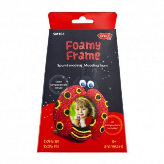 Spuma Modelaj DACO Foamy Frame, Spuma Modelaj, Spuma Modelaj DACO, Spuma DACO, Spuma Modelaj Copii, Spuma Modelaj pentru Copii, Spuma de Modelat, Spuma Modelatoare, Spuma de Modelat DACO