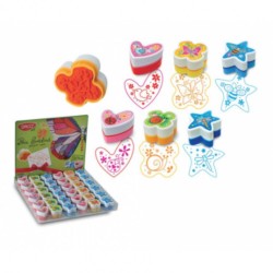 Set 36 Stampile Tusate DACO Prin Gradina, Stampile Tusate, Stampile DACO, Stampile Tusate DACO, Stampile Copii, Stampile Decorative, Stampile pentru Copii