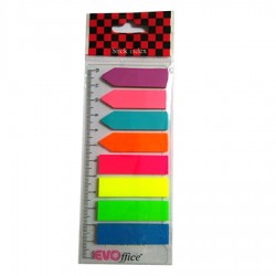 Stick Index Plastic Color EVOffice cu Rigla, Forma Steag si Sageata, Dimensiune 44x12.7 mm, 8 Culori Neon x 25 File Stick Index Plastic Color EVOffice cu Rigla, Forma Steag si Sageata, Dimensiune 44x12.7 mm, 8 Culori Neon x 25 File