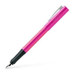 Stilou Faber-Castell Grip 2010, Penita Inox F, Roz, Stilou Faber Castell Grip 2010 Roz, Stilou Penita F, Stilou Roz Faber Castell, Stilouri Faber Castell Grip 2010, Instrumente de Scris Faber Castell, Stilou Alimentare Patron Mic Standard
