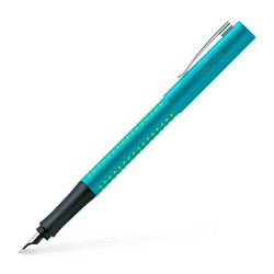 Stilou Faber-Castell Grip 2010, Penita Inox F, Turcoaz, Stilou Faber Castell Grip 2010 Turcoaz, Stilou Penita F, Stilou Turcoaz Faber Castell, Stilouri Faber Castell Grip 2010, Instrumente de Scris Faber Castell, Stilou Alimentare Patron Mic Standard