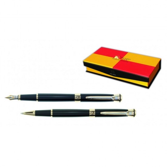 Set Pix si Stilou PICASSO 903N, Corp Negru, Stilou cu Convertor, Penita Iridium, Set Pix si Stilou, Set Pix si Stilou Picasso, Stilou Lux, Stilou Premium, Stilou Picasso, Pix Picasso