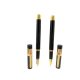 Set Pix si Stilou Picasso, Penita Placata cu Aur de 22K, Negru cu Ornamente Aurii, Mina Pix Parker 0.2 mm, Material Metal, Grip Negru, Stilou Placat cu Aur, Stilou cu Pix, Stilou Picasso, Pix Picasso, Pix cu Mina Parker