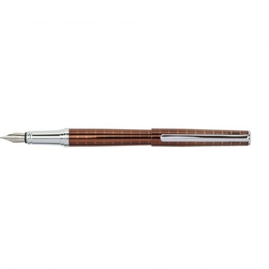 Stilou DACO Metalic, Penita Tip F, Maro/Argintiu, Cerneala Standard, Stilouri cu Penita Tip F,  Stilouri Office, Stilouri Elegante, Stilouri cu Cerneala Standard, Rechizite, Accesorii pentru Scris, Instrumente de Scris