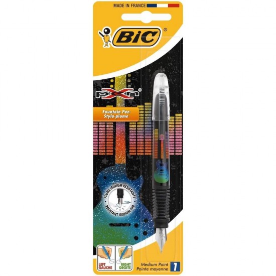 Stilou BIC Xpen Decor Baieti, Penita Iridium, Corp Negru, Stilou BIC, Stilou pentru Scoala, Stilou cu Design, Stilou Negru pentru Scoala, Stilou fara Rezerva, Stilou Design