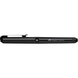 Stilou cu Penita Iridium Tip A Faber-Castell Scholar Vario, Culoare Corp Negru, Grip Cauciucat, Stilou Faber-Castell, Stilou Scoalr Vario, Stilouri Faber-Castell cu Rezerva Standard, Stilouri Faber-Castell cu Rezerva, Stilouri pentru Elevi