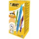 Set 20 Stilouri BIC Easy Clic Standard, Penita Iridium, Corp Multicolor, Stilou BIC, Stilouri BIC cu Rezerva Standard, Stilouri BIC cu Rezerva, Stilou Multicolor, Stilouri pentru Elevi, Stilouri cu Cerneala