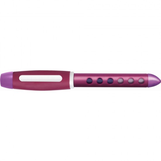 Stilou Scribolino pentru Stangaci Faber-Castell, Mov, Penita Iridiu, Grip Ergonomic, Stilou Elevi, Stilouri Elevi, Stilou Scoala, Stilouri Scoala, Stilouri Scolare, Stilouri de Scris, Stilouri cu Patroane, Stilouri cu Mina, Stilou cu Mina