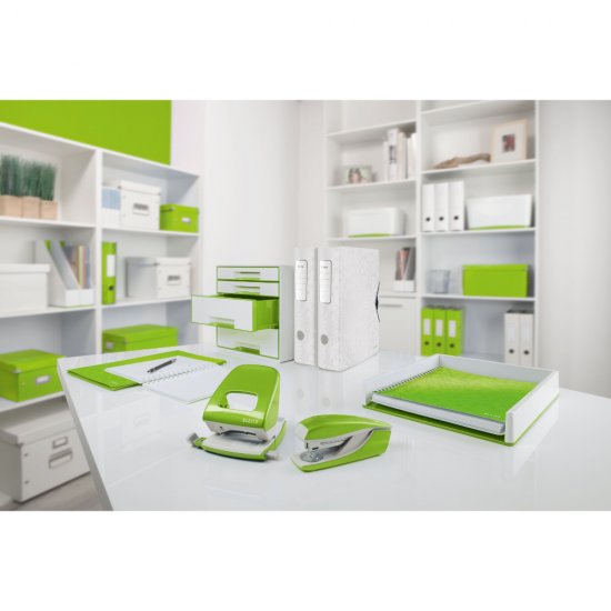 Suport Vertical Documente A4 din Carton Laminat Leitz Click and Store, Verde, Suport pentru Documente Leitz, Suport Hartii Colorat, Suport in Format A4 pentru Documente, Suport Vertical A4 Birou, Suport A4 Vertical Scoala, Suport Documente Verde