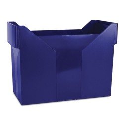 Suport Dosare Suspendabile, 330x260x160 mm, Capacitate 20 Dosare, Albastru, Suport din Plastic pentru Documente, Organizator Dosare Suspendabile