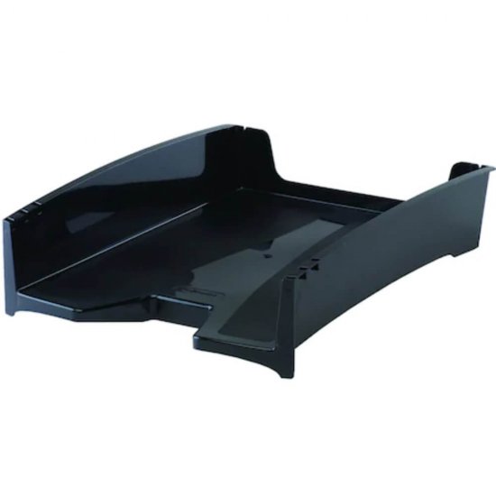 Tavita pentru Documente Fellowes A4 G2Desk, 100% Reciclabila, Negru, Suport Documente, Tavita Documente, Suport Documente Plastic, Suport Documente Reciclabil, Suport Documente Birou, Organizator Documente