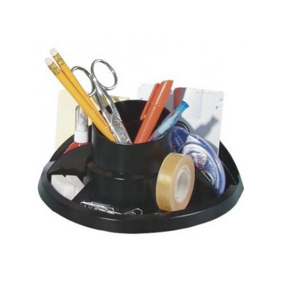 Suport pentru Birou Fellowes, 7 Compartimente, Plastic, Negru, Suport pentru Pixuri, Suport pentru Pensule, Suport pentru Creioane, Suport pentru Markere, Suport pentru Accesorii Birou, Organizator Pixuri, Organizator Accesorii Birou