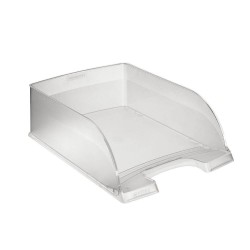 Tavita Documente Leitz Jumbo Plus, A4, Plastic, Transparent, Suport Documente Leitz Jumbo Plus, Tavita pentru Documente, Suport pentru Documente, Suport Birou Documente, Suport de Birou pentru Documente, Suport Acte