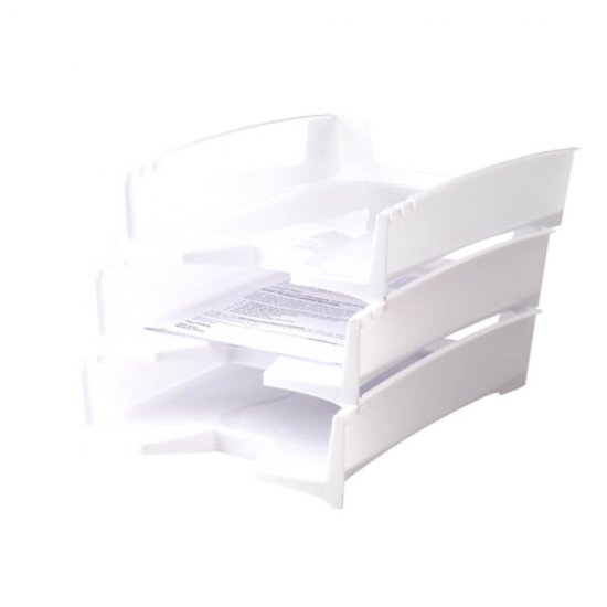 Tavita pentru Documente Fellowes A4 G2Desk, 100% Reciclabila, Alb, Suport Documente, Tavita Documente, Suport Documente Plastic, Suport Documente Reciclabil, Suport Documente Birou, Organizator Documente