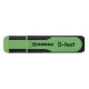 Set 10 Textmarkere DONAU D-text, Varf Tesit si Scriere de 1-5 mm, Corp cu Grip, Culoare Verde Fluorescent, Textmarker Birou, Evidentiator, Instrumente de Scris