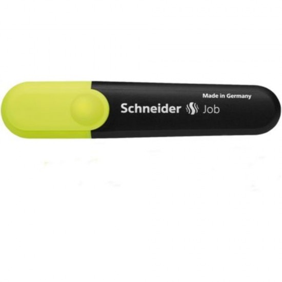 Textmarker Evidentiator SCHNEIDER Job, Varf Tesit de 1-5 mm, Culoare Galbena, Textmarkere Evidentiatoare SCHNEIDER Job, Textmarker Fluorescente, Marker Evidentiator, Markere pentru Subliniere Text, Markere pentru Subliniere