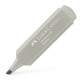 Textmarker Faber – Castell 1546, Gri Pastel, Rechizite Scolare, Textmarker Pigmentat, Accesorii pentru Birou, Marker Pastel Scoala, Textmarker Gri